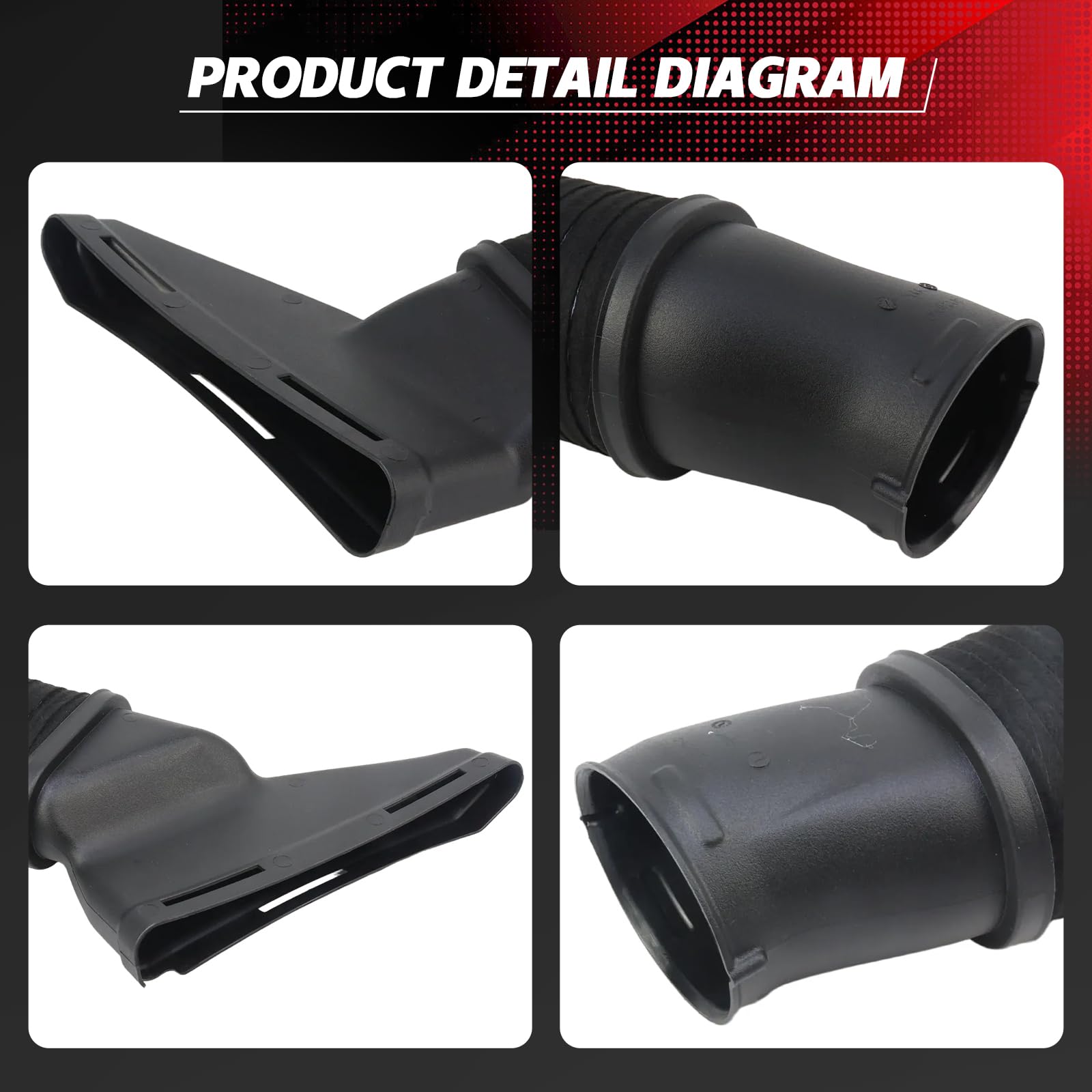 Amazon.com: Bomunik 2-Piece Left and Right Engine Air Intake Hose